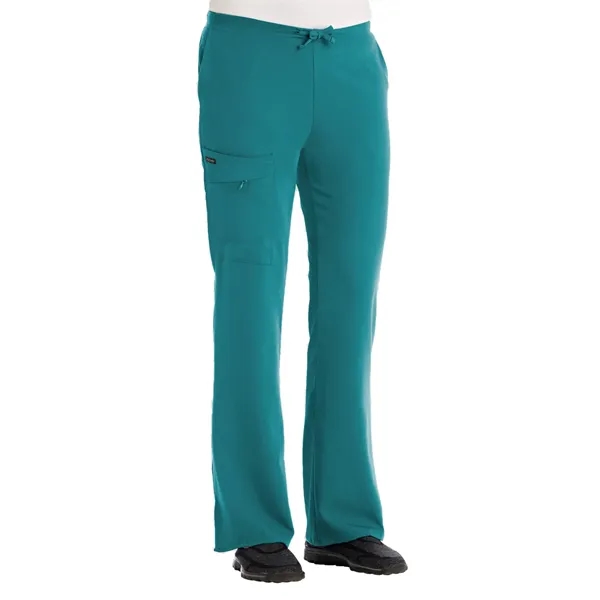 Half Elastic Half Drawstring Zipper Pocket Pant... from ASI 86018 Scrub Authority / Uniform Stores