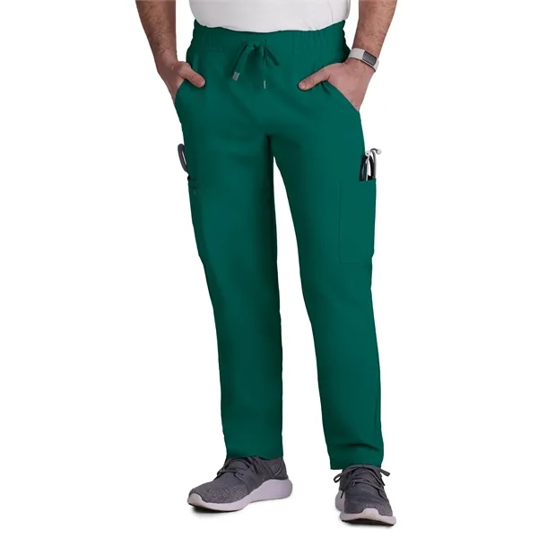 koi - Cureology - Men's 6-Pocket Drawstring Elastic Waist...... from ASI 86018 Scrub Authority