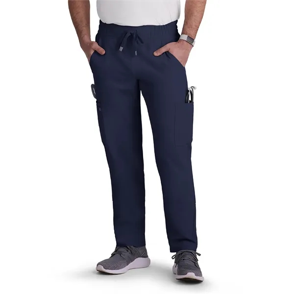 koi - Cureology - Men's 6-Pocket Drawstring Elastic Waist...... from ASI 86018 Scrub Authority