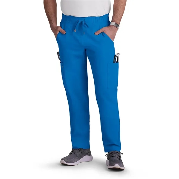 koi - Cureology - Men's 6-Pocket Drawstring Elastic Waist...... from ASI 86018 Scrub Authority