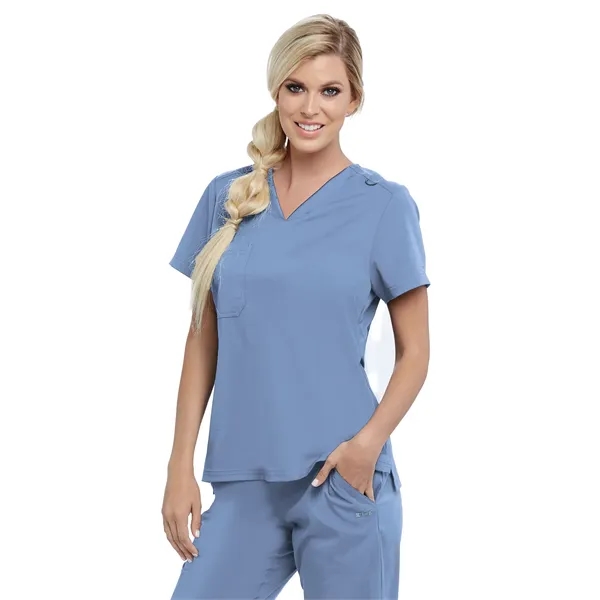 Barco Grey's Anatomy™ Bree Tuck-In Stretch Top... from ASI 86018 Scrub Authority / Uniform Stores
