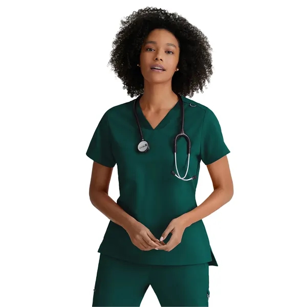 Barco Grey's Anatomy™ Bree Tuck-In Stretch Top... from ASI 86018 Scrub Authority / Uniform Stores