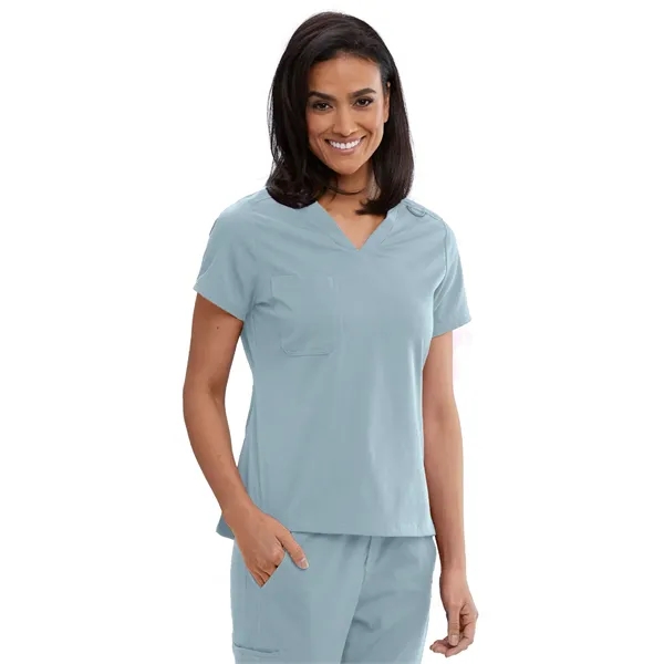 Barco Grey's Anatomy™ Bree Tuck-In Stretch Top... from ASI 86018 Scrub Authority / Uniform Stores
