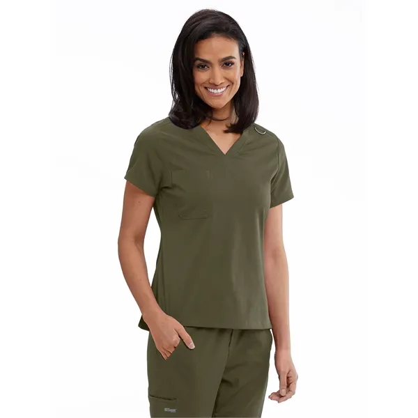 Barco Grey's Anatomy™ Bree Tuck-In Stretch Top... from ASI 86018 Scrub Authority / Uniform Stores