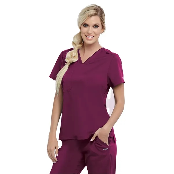 Barco Grey's Anatomy™ Bree Tuck-In Stretch Top... from ASI 86018 Scrub Authority / Uniform Stores