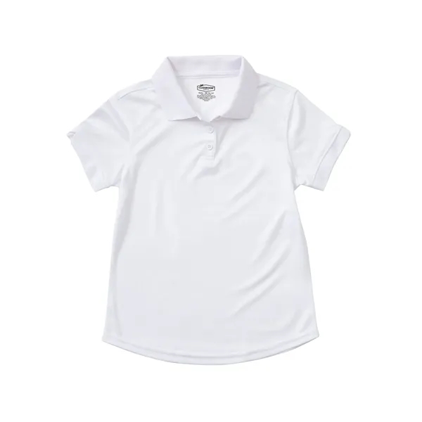 Classroom Uniforms Girls Short Sleeve Moisture Wicking Polo... from ASI 86018 Scrub Authority / Uniform Stores