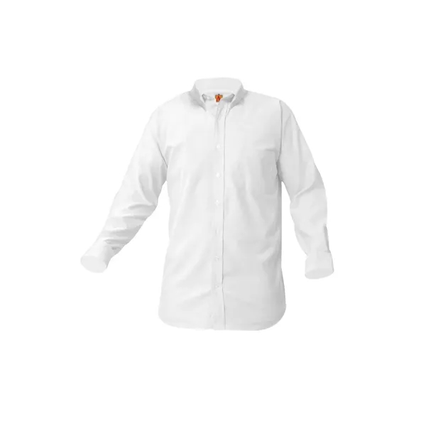 A+ Uniforms Woven Shirts - Boys' and Men's Oxford Long Sl...... from ASI 86018 Scrub Authority / Uniform Stores