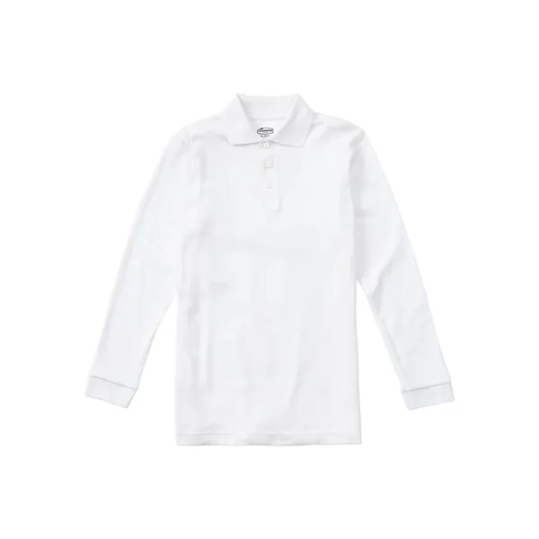 Classroom Uniforms Youth Long Sleeve Interlock Polo.... from ASI 86018 Scrub Authority / Uniform Stores