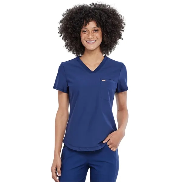 Cherokee Form Women's Tuckable V-Neck Top... from ASI 86018 Scrub Authority / Uniform Stores