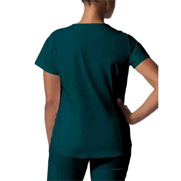 Landau ProFlex Women's Tuckable V-Neck Top... from ASI 86018 Scrub Authority / Uniform Stores