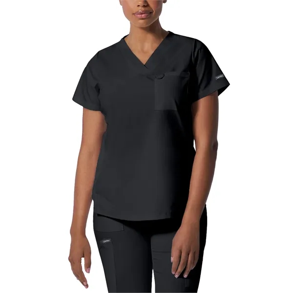 Landau ProFlex Women's Tuckable V-Neck Top... from ASI 86018 Scrub Authority / Uniform Stores