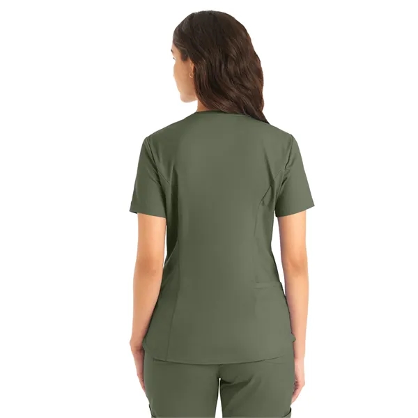 Landau ProFlex Women's Tuckable V-Neck Top... from ASI 86018 Scrub Authority / Uniform Stores