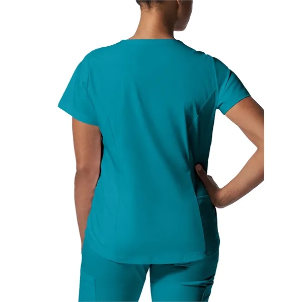 Landau ProFlex Women's Tuckable V-Neck Top... from ASI 86018 Scrub Authority / Uniform Stores