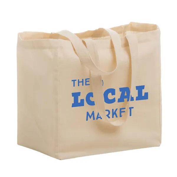 6 oz. lightweight cotton canvas grocery tote bag plus 1 color... from ASI 37218 Athena Promo (tm)