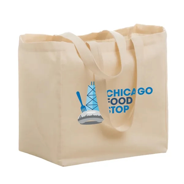 6 oz. lightweight cotton canvas grocery tote bag plus 1 color... from ASI 37218 Athena Promo (tm)