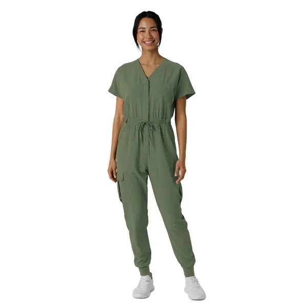 Women's Seven-Pocket Cargo Jogger Scrub Jumpsuit... from ASI 86018 Scrub Authority / Uniform Stores