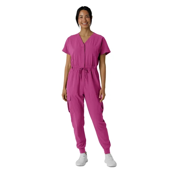 Women's Seven-Pocket Cargo Jogger Scrub Jumpsuit... from ASI 86018 Scrub Authority / Uniform Stores