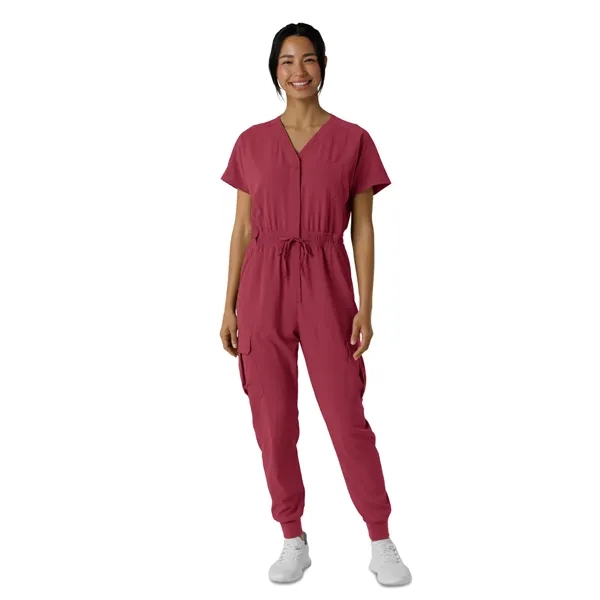 Women's Seven-Pocket Cargo Jogger Scrub Jumpsuit... from ASI 86018 Scrub Authority / Uniform Stores
