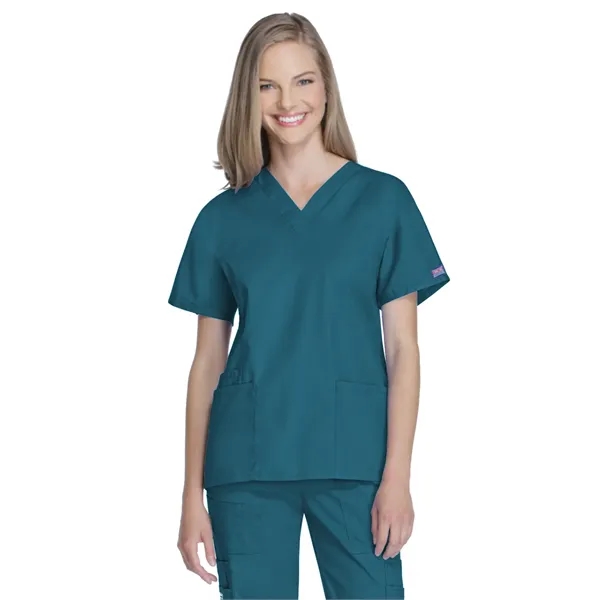 Cherokee Workwear Originals Women's V-Neck Top... from ASI 86018 Scrub Authority / Uniform Stores