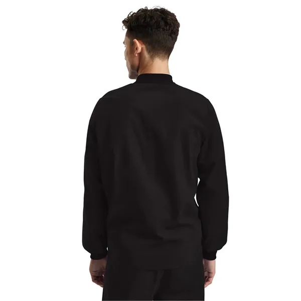 Landau - Essentials - Unisex Snap Front Warm-Up Scrub Jacket... from ASI 86018 Scrub Authority / Uniform Stores