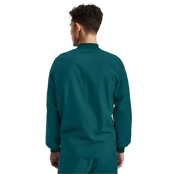 Landau - Essentials - Unisex Snap Front Warm-Up Scrub Jacket... from ASI 86018 Scrub Authority / Uniform Stores