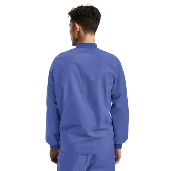 Landau - Essentials - Unisex Snap Front Warm-Up Scrub Jacket... from ASI 86018 Scrub Authority / Uniform Stores