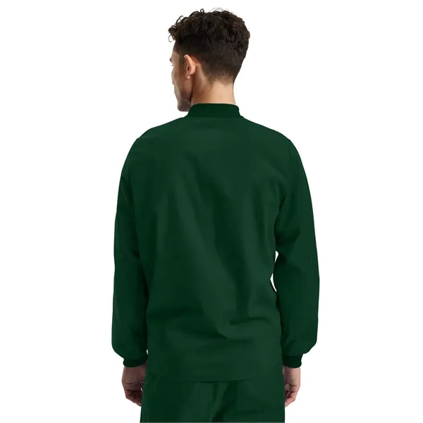 Landau - Essentials - Unisex Snap Front Warm-Up Scrub Jacket... from ASI 86018 Scrub Authority / Uniform Stores