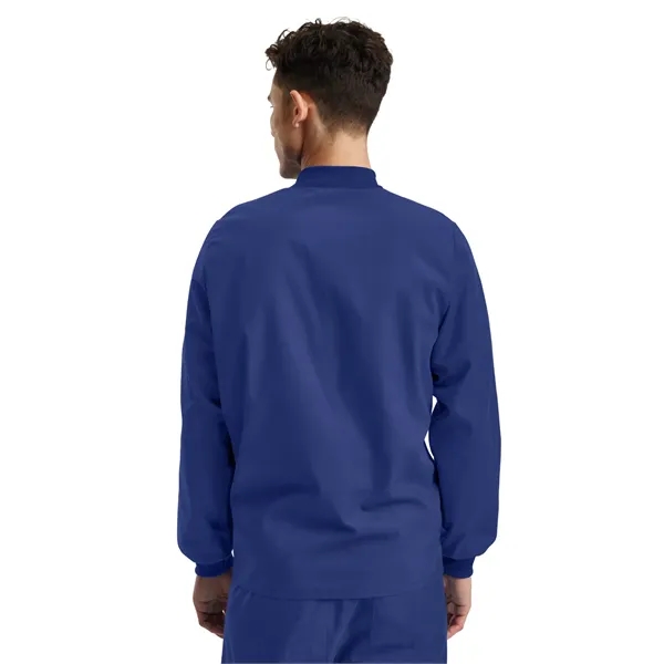 Landau - Essentials - Unisex Snap Front Warm-Up Scrub Jacket... from ASI 86018 Scrub Authority / Uniform Stores