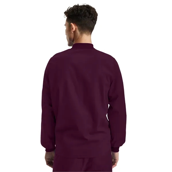 Landau - Essentials - Unisex Snap Front Warm-Up Scrub Jacket... from ASI 86018 Scrub Authority / Uniform Stores