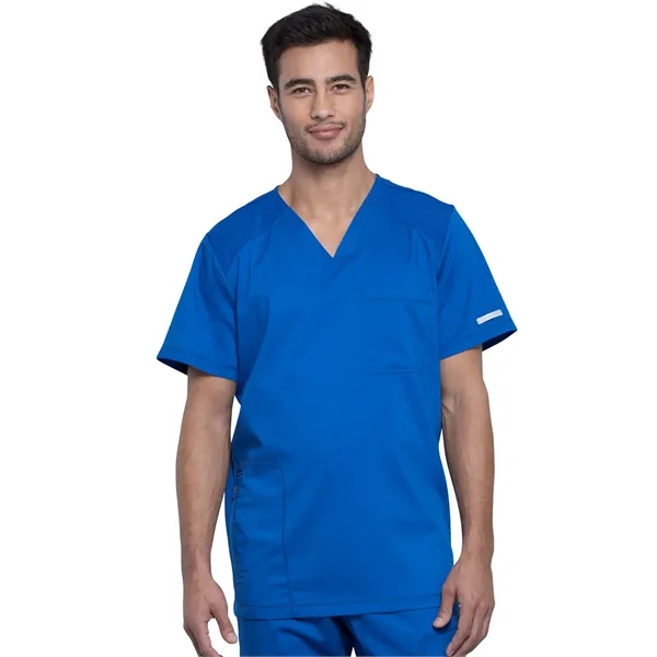 Cherokee Workwear Revolution Men's V-Neck Top... from ASI 86018 Scrub Authority / Uniform Stores