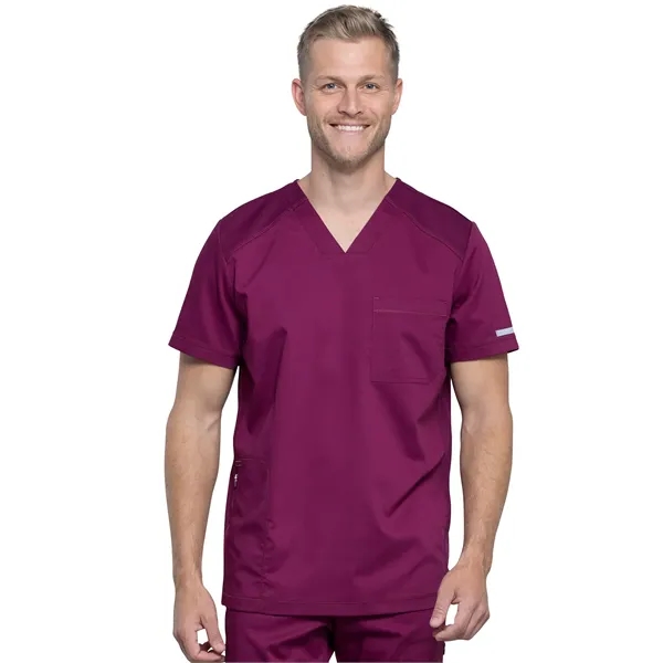 Cherokee Workwear Revolution Men's V-Neck Top... from ASI 86018 Scrub Authority / Uniform Stores