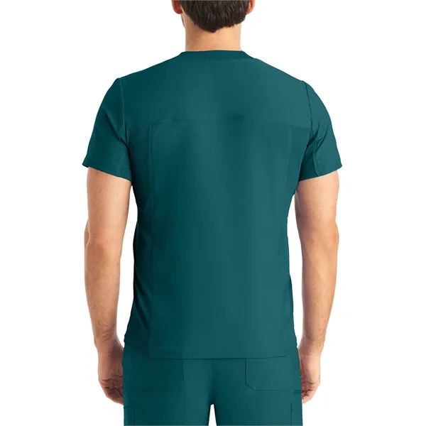 Landau Forward Men's Tuckable V-Neck Top... from ASI 86018 Scrub Authority / Uniform Stores