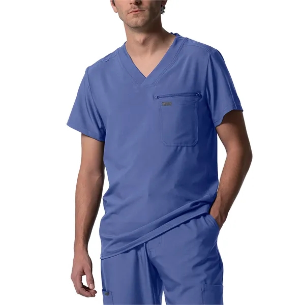 Landau Forward Men's Tuckable V-Neck Top... from ASI 86018 Scrub Authority / Uniform Stores