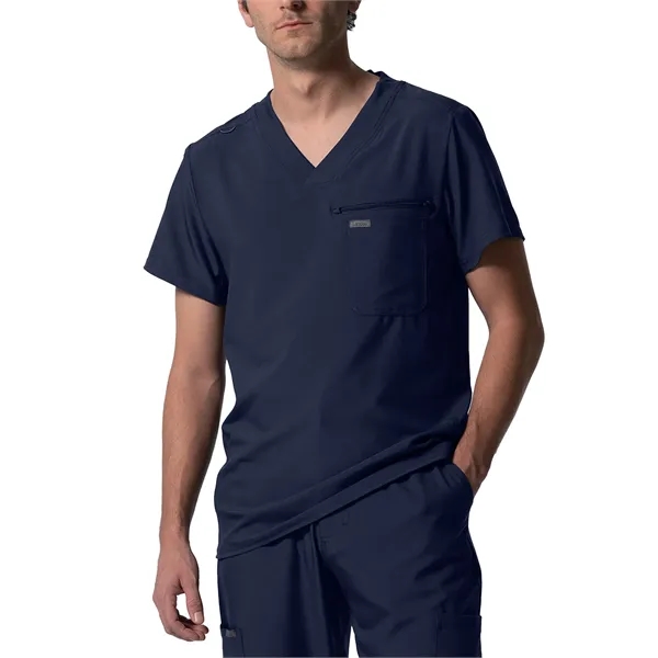 Landau Forward Men's Tuckable V-Neck Top... from ASI 86018 Scrub Authority / Uniform Stores