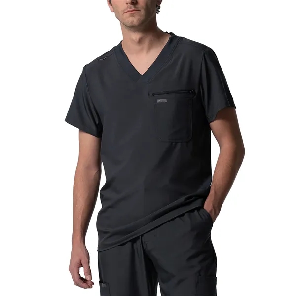 Landau Forward Men's Tuckable V-Neck Top... from ASI 86018 Scrub Authority / Uniform Stores