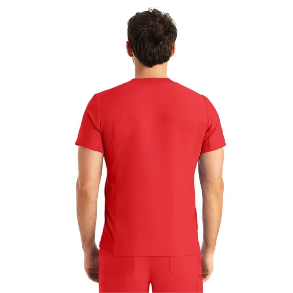 Landau Forward Men's Tuckable V-Neck Top... from ASI 86018 Scrub Authority / Uniform Stores