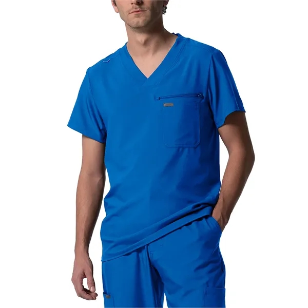 Landau Forward Men's Tuckable V-Neck Top... from ASI 86018 Scrub Authority / Uniform Stores