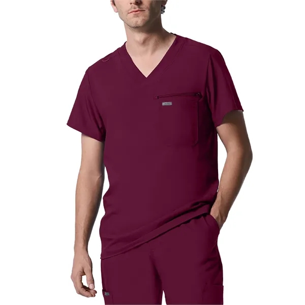 Landau Forward Men's Tuckable V-Neck Top... from ASI 86018 Scrub Authority / Uniform Stores