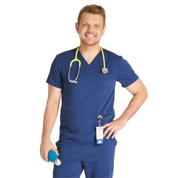 Cherokee - Atmos - Men's V-Neck Scrub Top... from ASI 86018 Scrub Authority / Uniform Stores