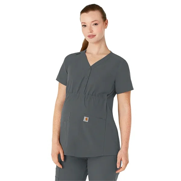 Carhartt Scrubs Force Essentials Women's Four-Pocket Henl...... from ASI 86018 Scrub Authority / Uniform Stores
