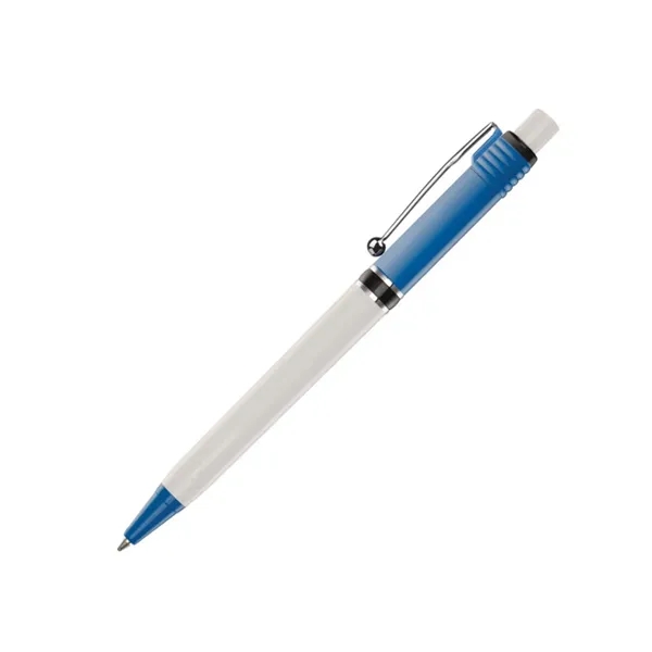Plastic click-action ballpoint pen, wiht chrome metal trim.... from ASI 84592 St Regis Group