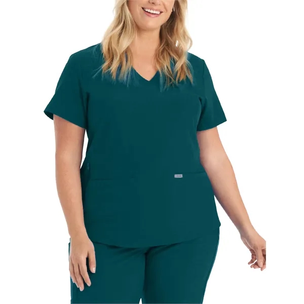 Landau Forward Women's 3-Pocket V-Neck Top... from ASI 86018 Scrub Authority