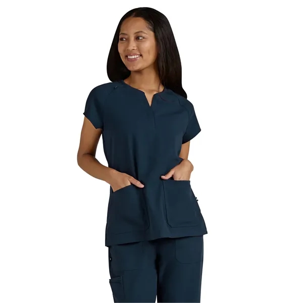koi - Next Gen - Women's Split-Neck 3-Pocket We Have Hear...... from ASI 86018 Scrub Authority / Uniform Stores