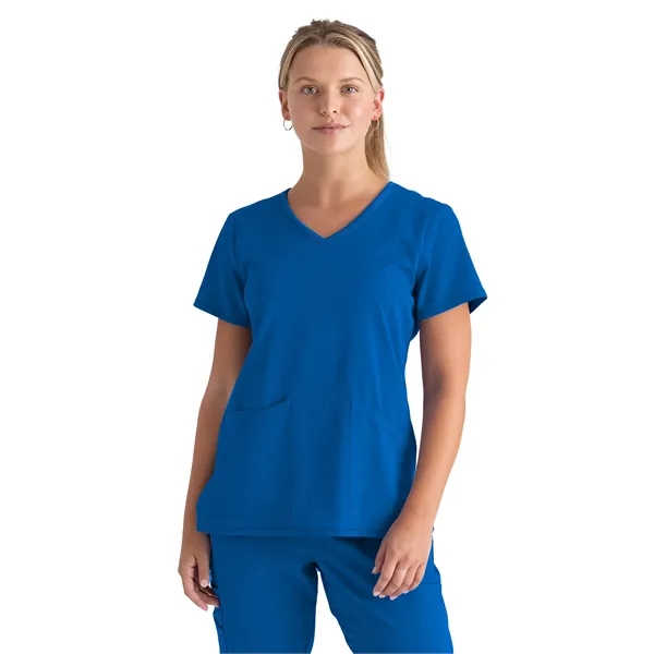 Barco Grey's Anatomy™ Stretch Serena Scrub Top.... from ASI 86018 Scrub Authority / Uniform Stores