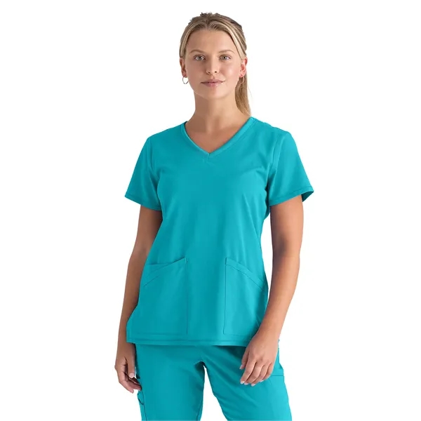 Barco Grey's Anatomy™ Stretch Serena Scrub Top.... from ASI 86018 Scrub Authority / Uniform Stores