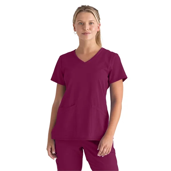 Barco Grey's Anatomy™ Stretch Serena Scrub Top.... from ASI 86018 Scrub Authority / Uniform Stores