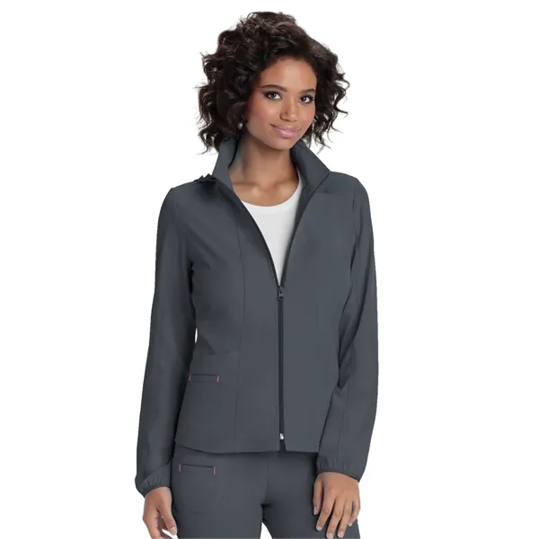 HeartSoul Break On Through Women's Zip Front Warm-Up Jacket... from ASI 86018 Scrub Authority / Uniform Stores