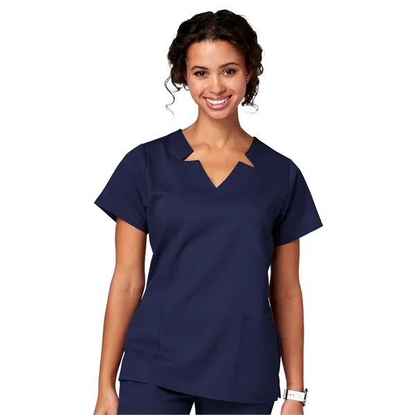 Meta Scrubs Ladies Notch Top... from ASI 86018 Scrub Authority / Uniform Stores