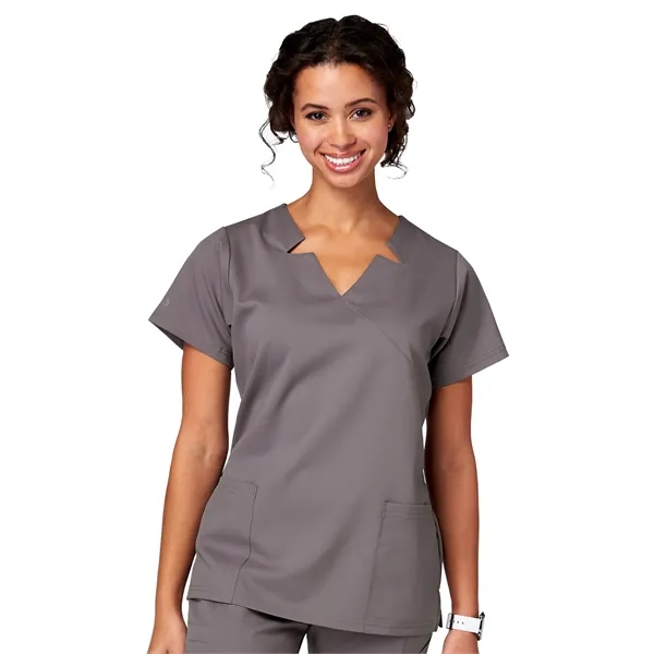 Meta Scrubs Ladies Notch Top... from ASI 86018 Scrub Authority / Uniform Stores