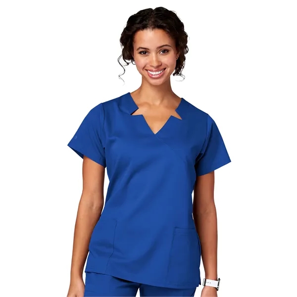 Meta Scrubs Ladies Notch Top... from ASI 86018 Scrub Authority / Uniform Stores